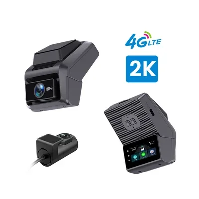 دوربین ثبت وقایع خودرو 2 دوربین سیم کارتی مدل p87 کیفیت 2k